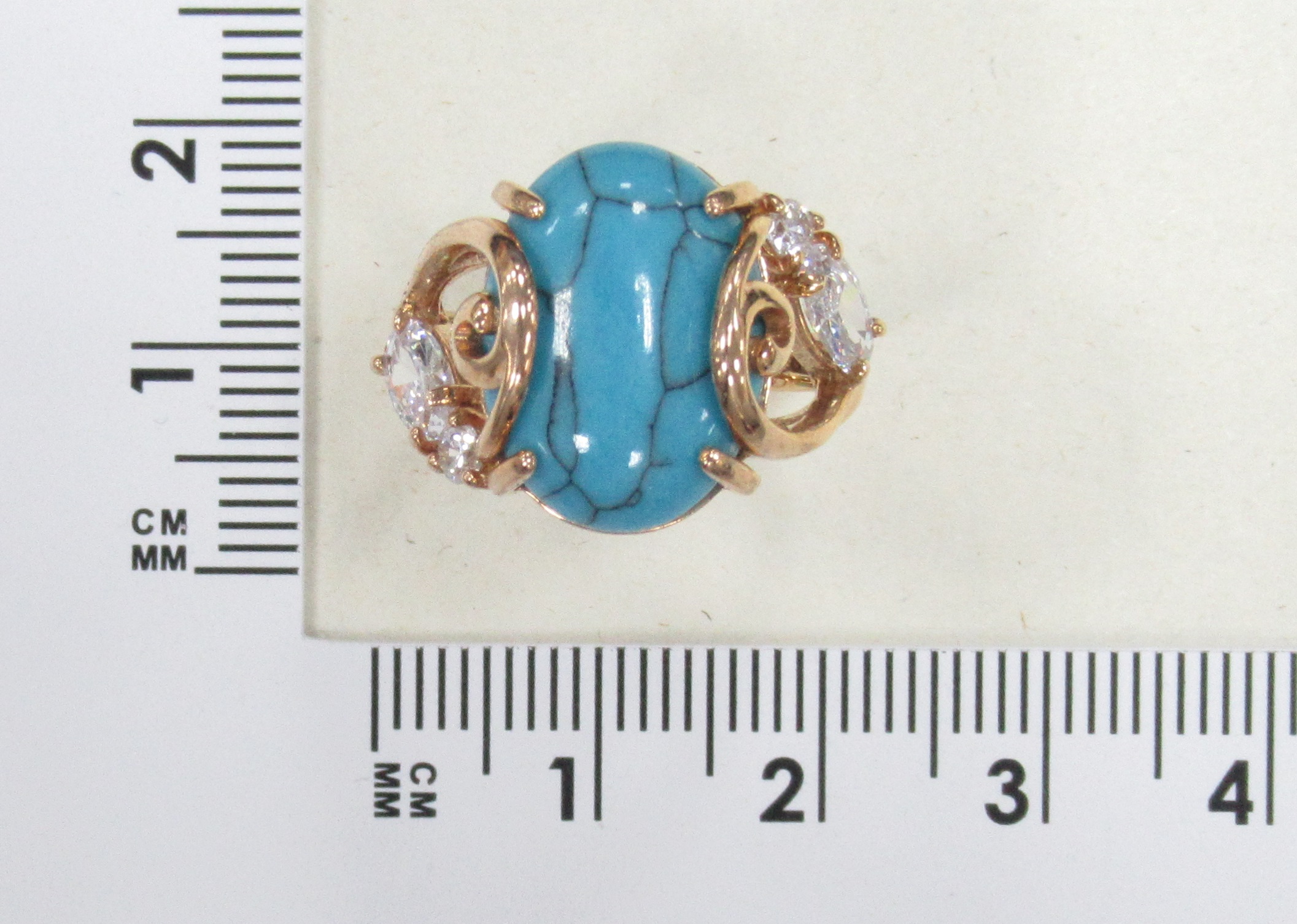 Серебряное кольцо с бирюзой